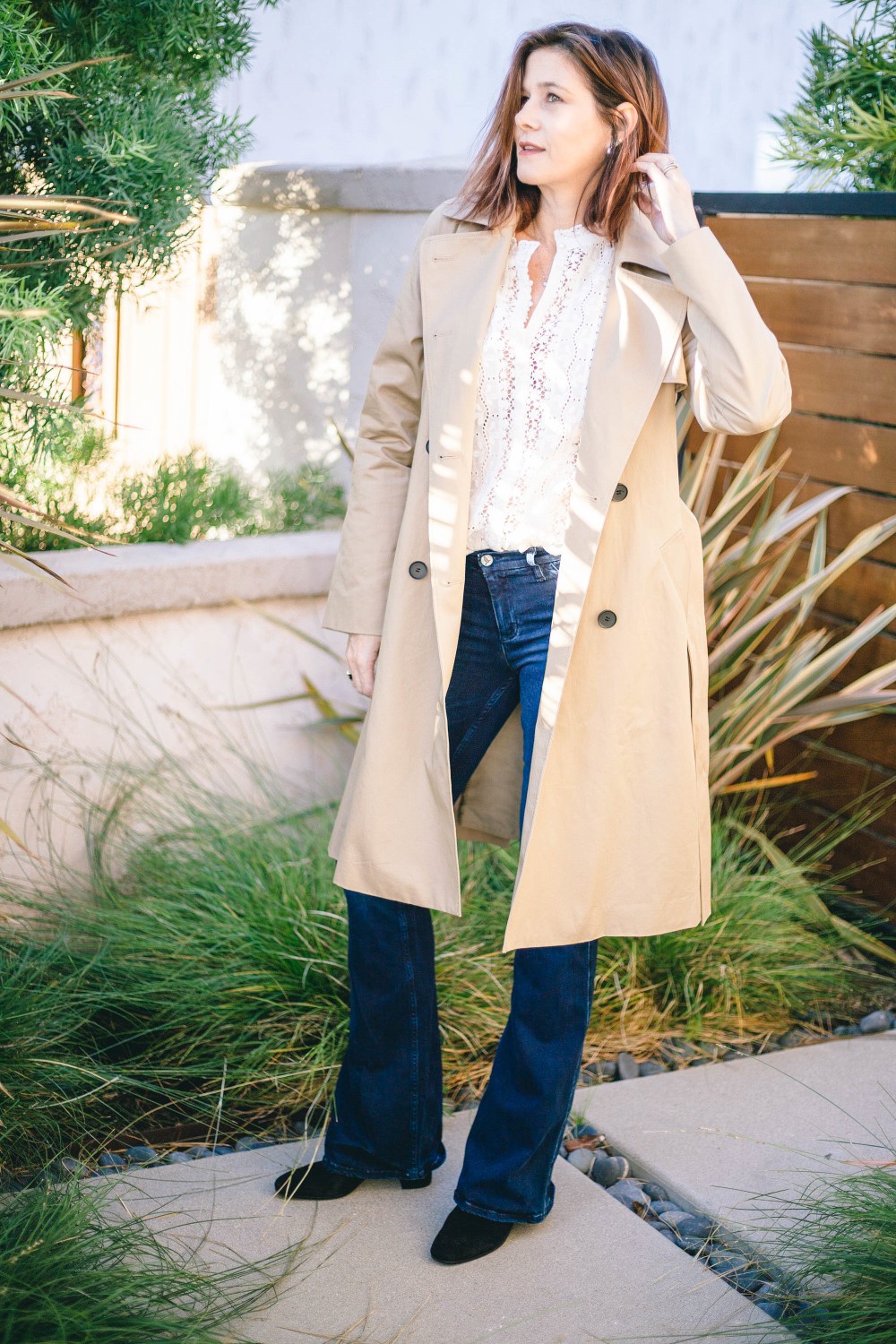 Everlane trench sales coat review