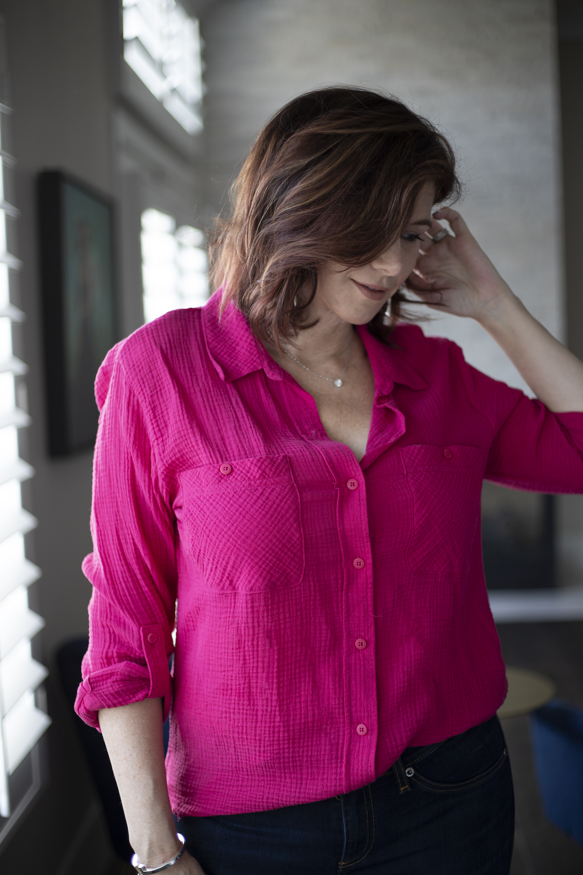 Pink Inspiration - Pink Blouse