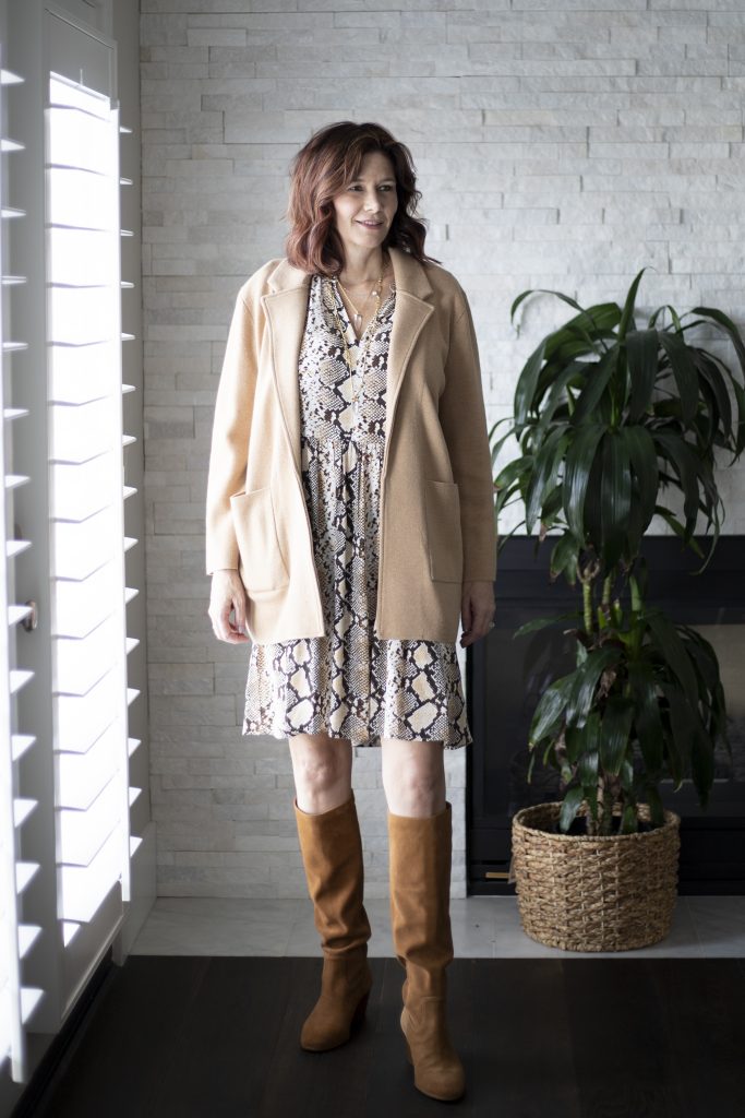 #anthro #anthropologie #snakeprint #dressstyling #fallstyle #winterstyle #jcrew