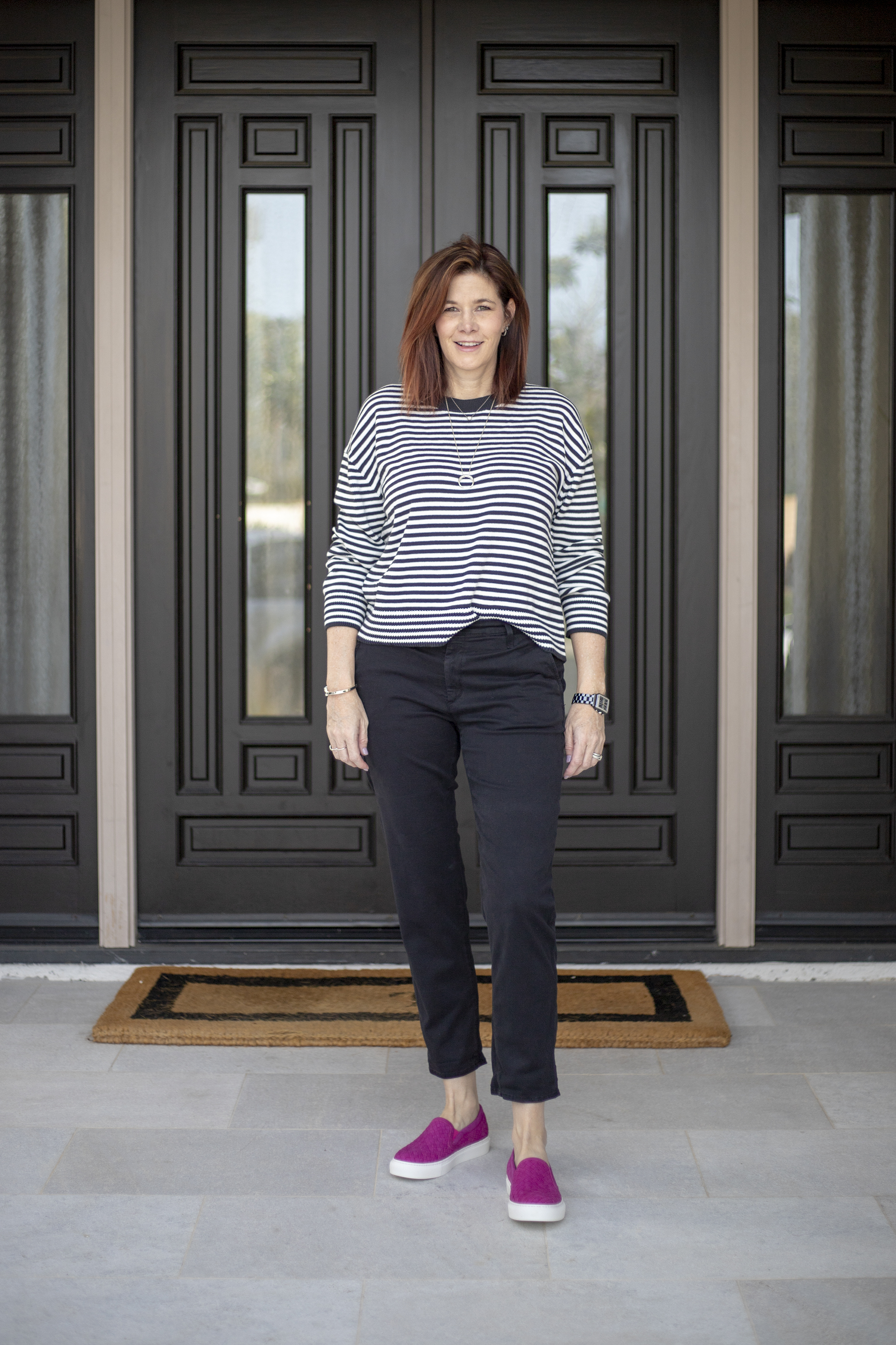 #everlane #stripedsweater #agcaden #springstyle #springfashion #springoutfit