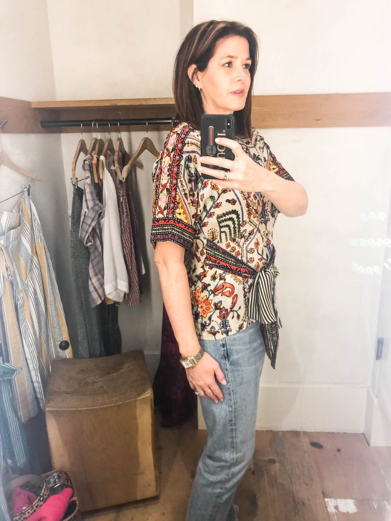 #anthropologie #anthroperks #summertop #summerstyle #printtop #springstyle