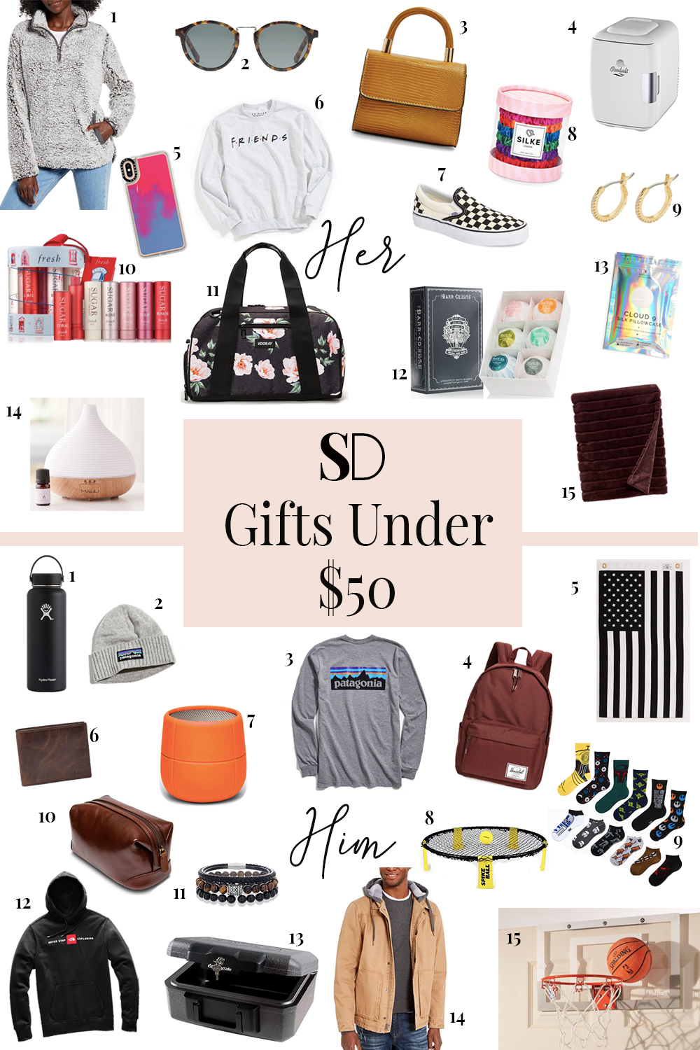 #under50gifts #giftsunder50 #hishergifts #giftguide #gifts 