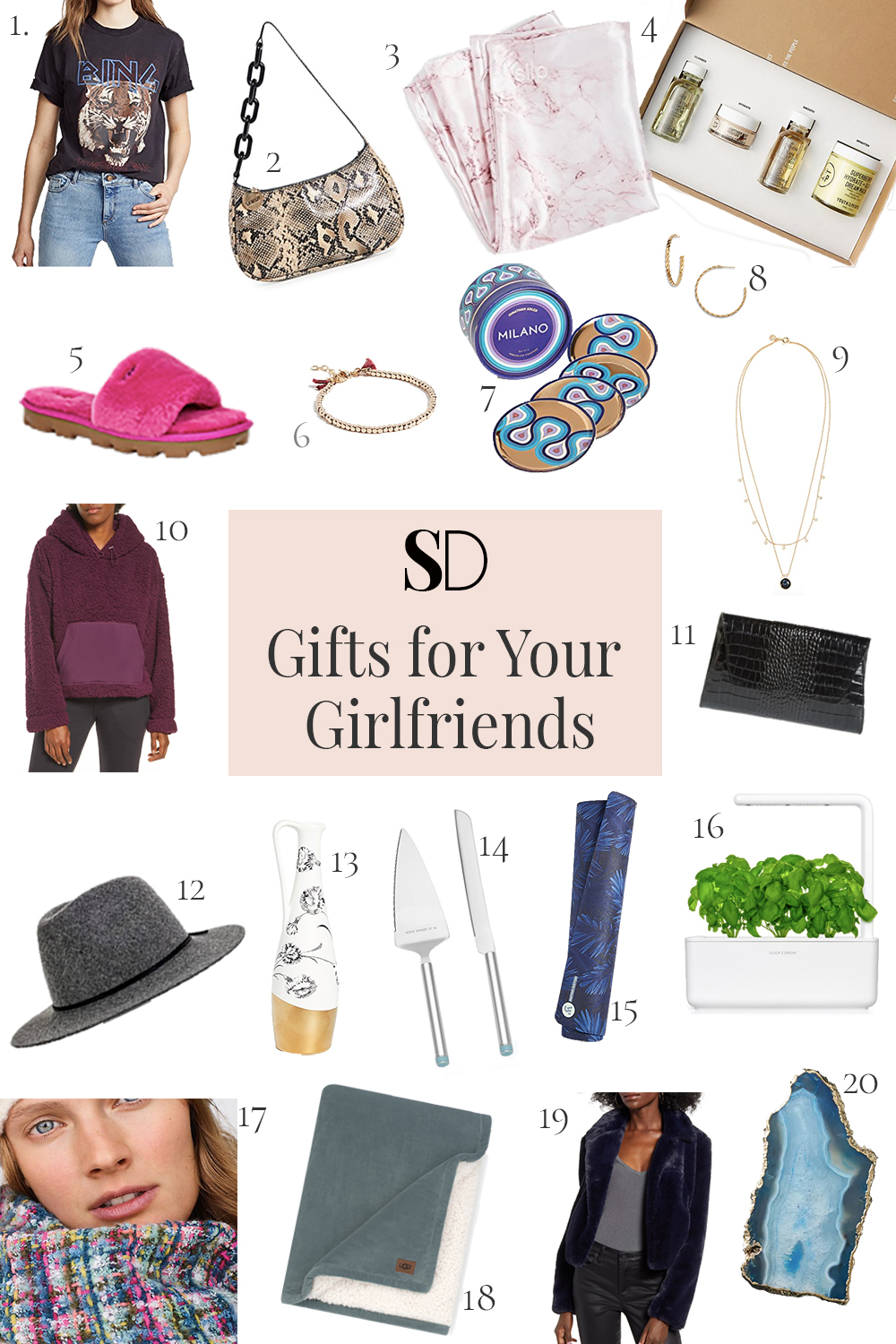 #girlfriendgiftguide #friendgiftguide #giftguide #giftsforfriends #giftideas #womensgifts