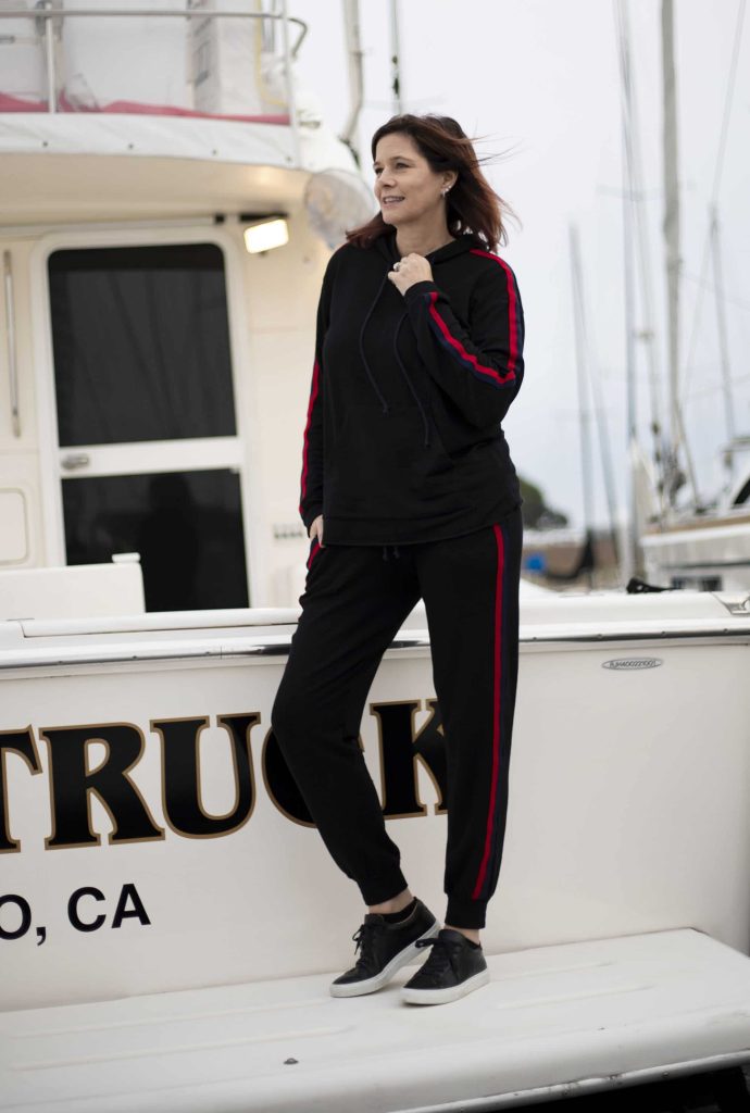 #boatstyle #boat #sweatsuit #hoodie #athleisure #velvet #velvettracksuit