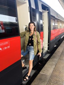 #rome #traintorome #familyvacation #train #utilityjacket