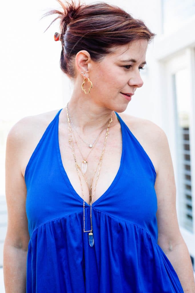 #anthropologie #anthro #bluedress #springstyle #summerstyle #summerdress #springdress