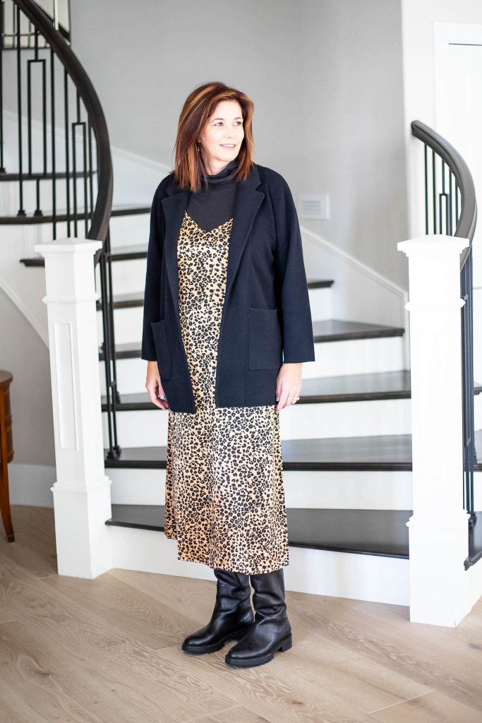 #slipdress #fallstyle #otherstories #winterstyle #leopardprint #dress