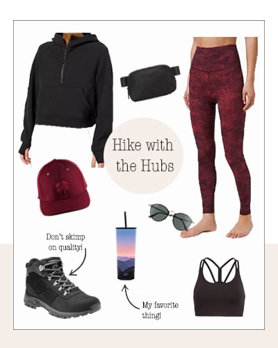 Outfit Idea for hike with the hubs.