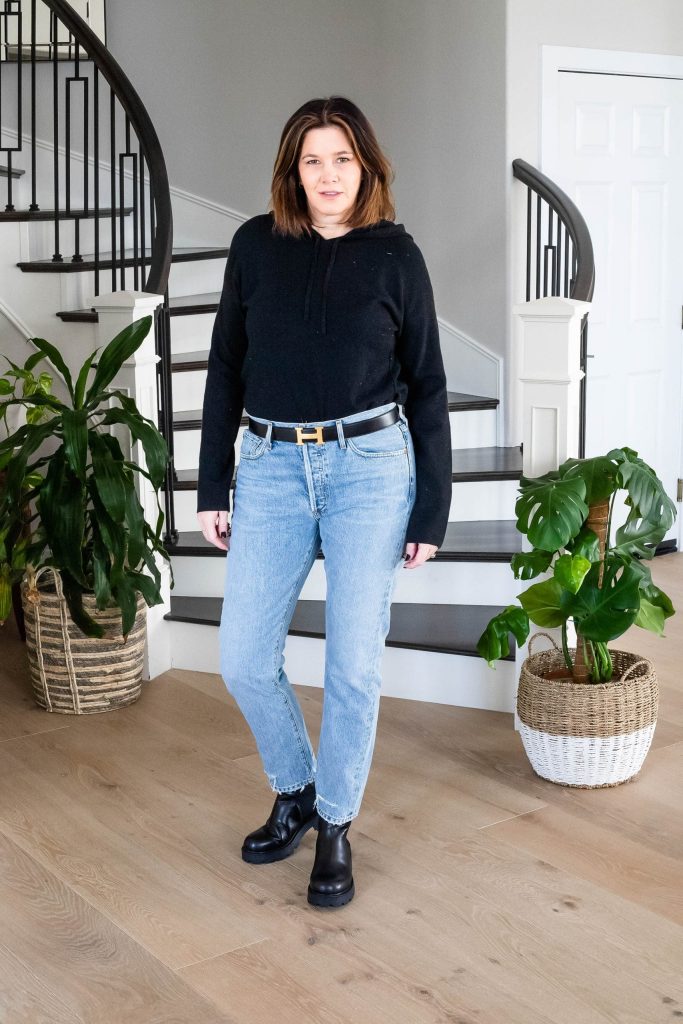 Experimenting with Chelsea Boots and Straight Leg Jeans