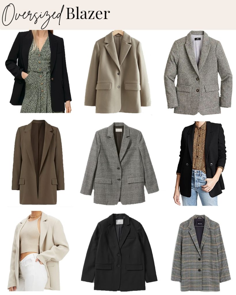 Oversized blazers to invest in for fall