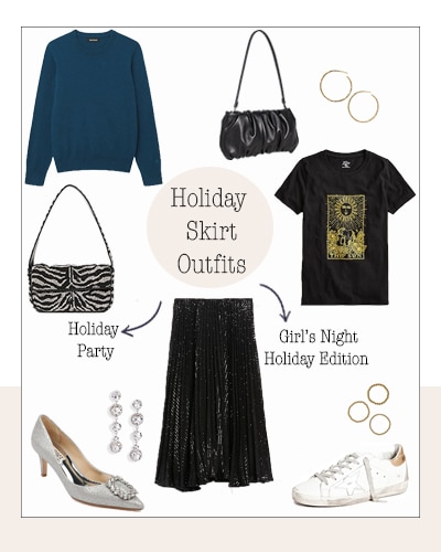 Holiday Skirt Outfits